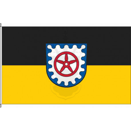 Fahne Flagge VS_Hausen vor Wald