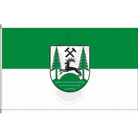 Fahne Flagge HZ-Oberharz am Brocken