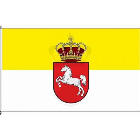 Fahne Flagge Hannover Kgr. 1837-1866