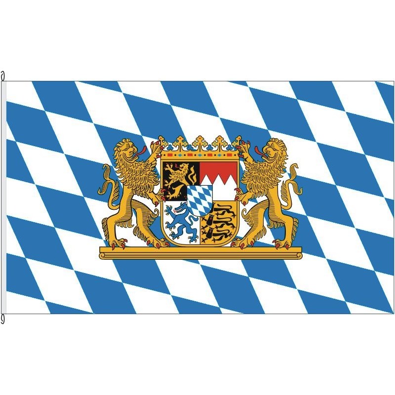Fahne von Bayern.