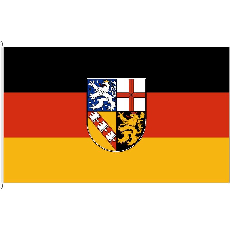 Fahne Flagge Saarland.