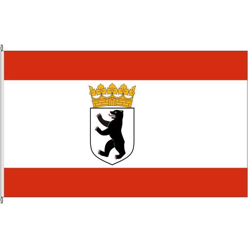 Fahne Flagge BE-Berlin, historische Dienstflagge