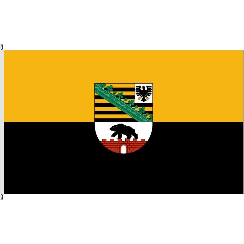 Fahne Flagge Sachsen-Anhalt.