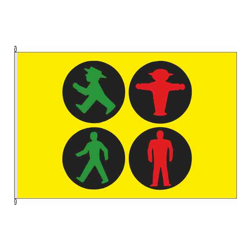 Fahne Flagge So-Ampelmännchen