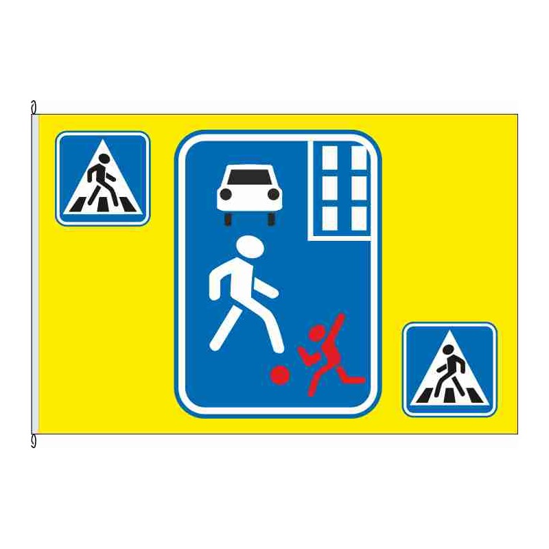 Fahne Flagge So-Schild Spielstraße