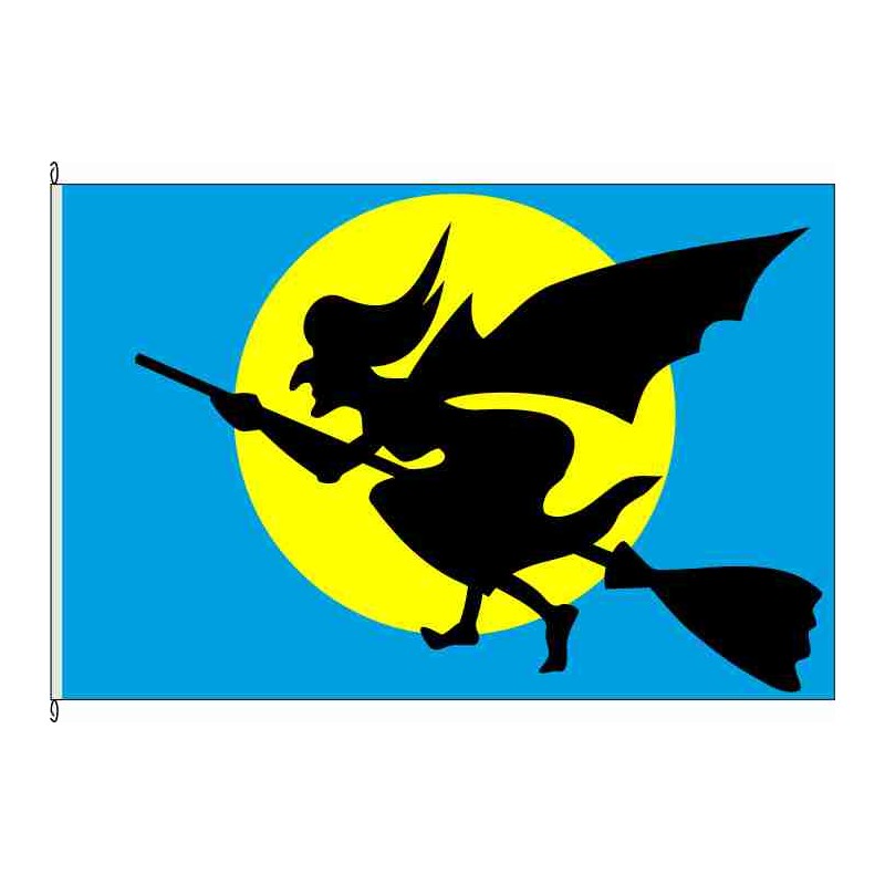 Fahne Flagge So-No-Hex-blau-Sonne