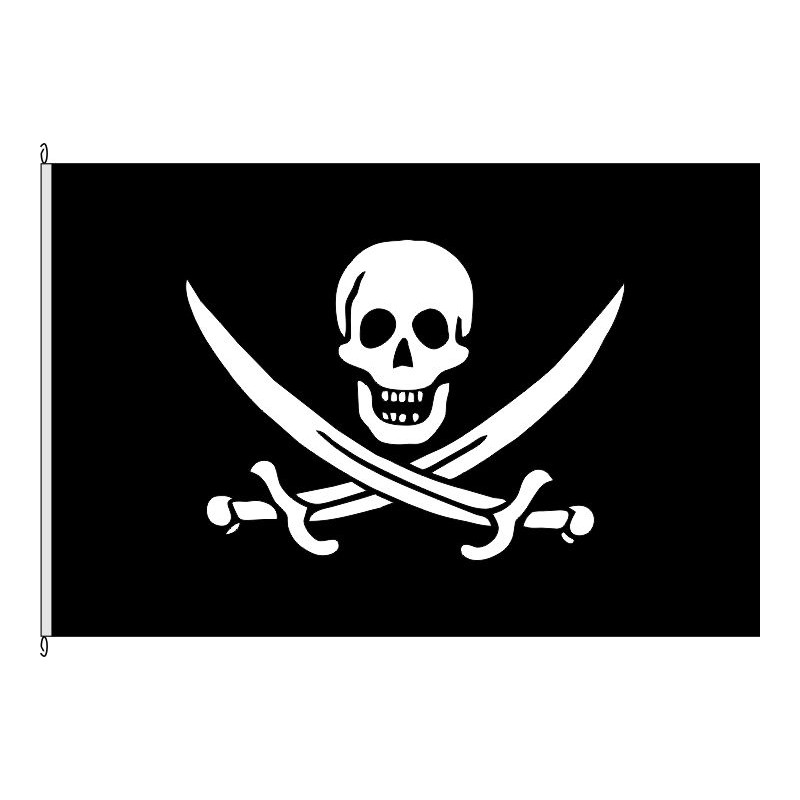 Fahne Flagge So-Pirat Rackham