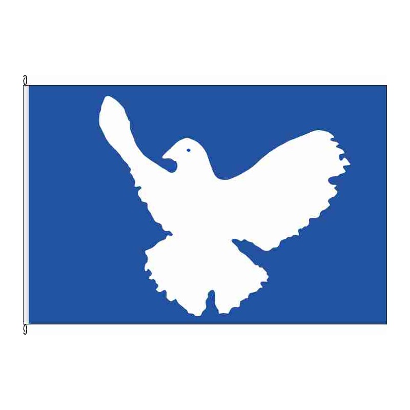 Fahne Flagge mit Friedenstaube Frieden Peace Hissflagge,60x90cm/90x150cm