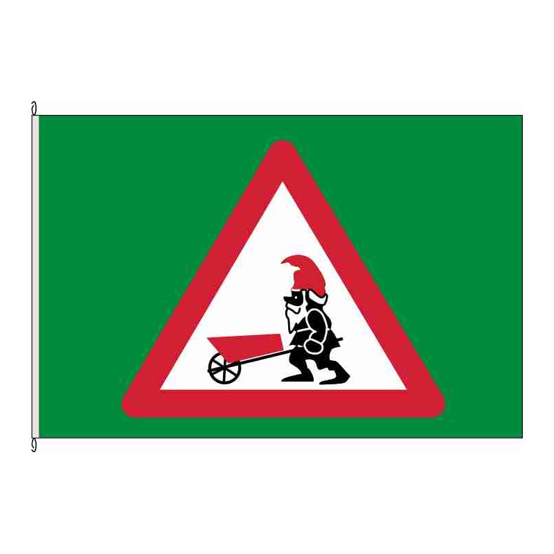 Fahne Flagge So-Gartenzwerg