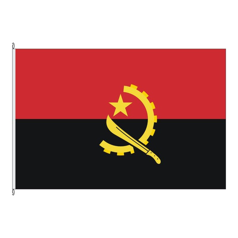 Fahne Flagge AGO-Angola