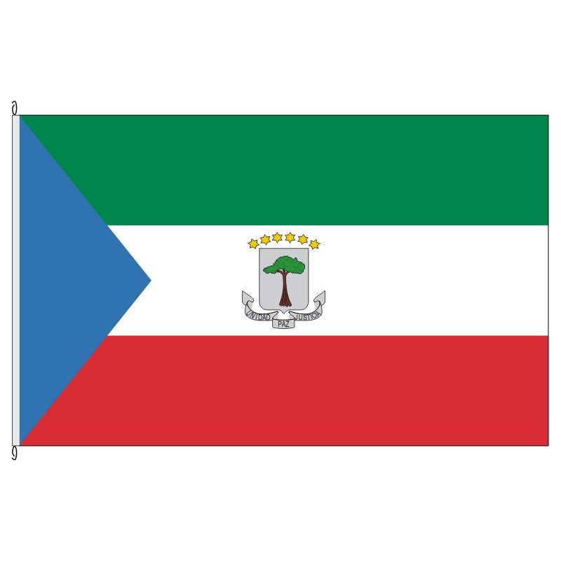 Fahne Flagge GNQ-.Äquatorial Guinea