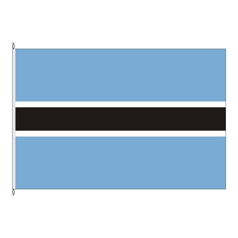 Fahne Flagge BWA-Botswana