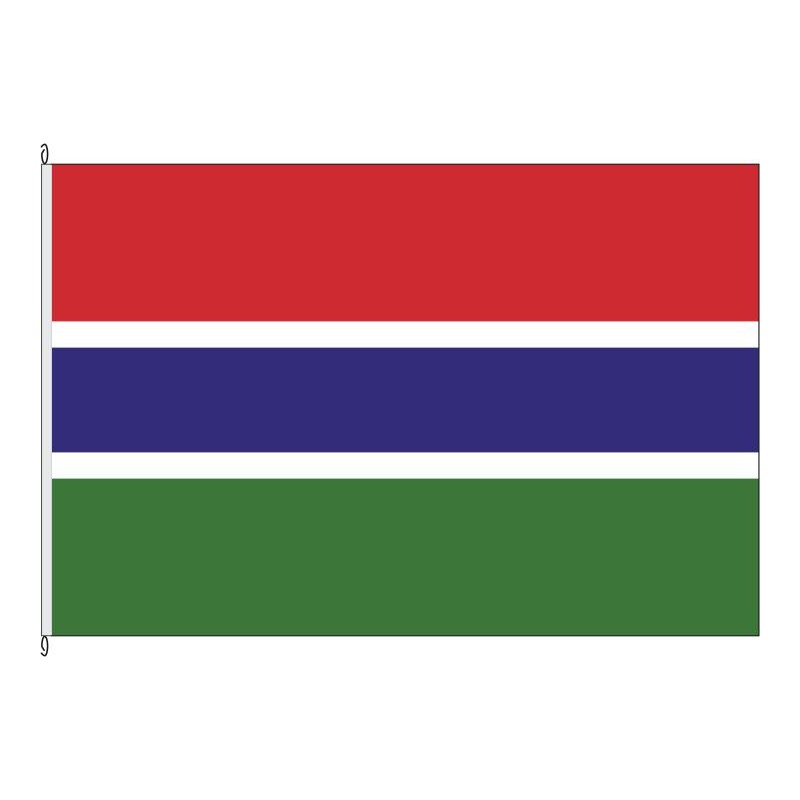 Fahne Flagge GMB-Gambia