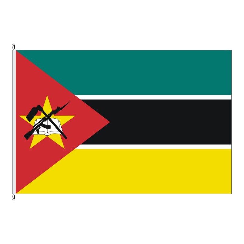 Fahne Flagge MOZ-Mosambique