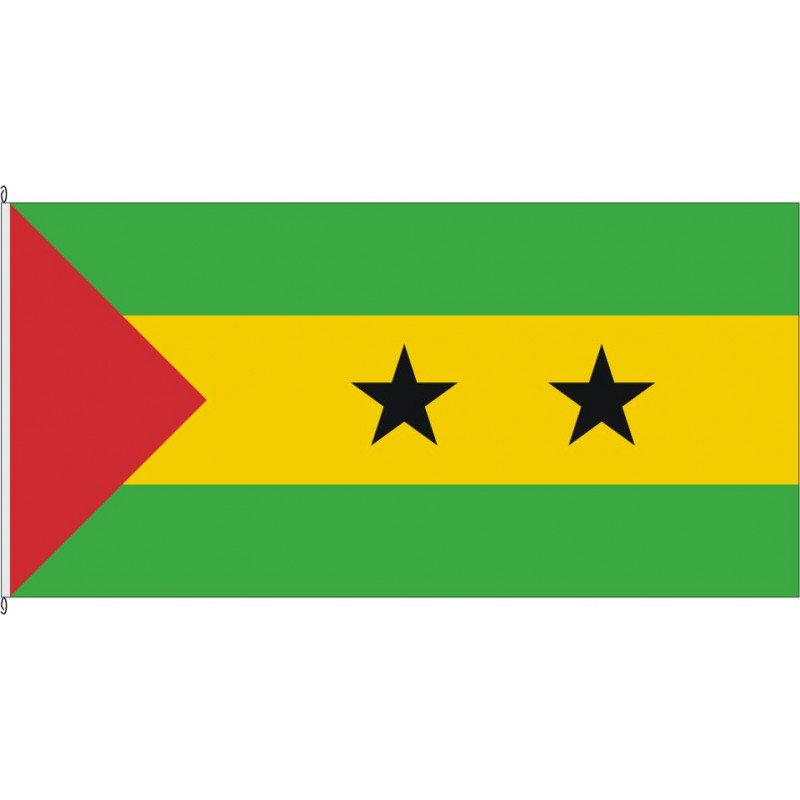 Fahne Flagge STP-Sao Tome und Principe