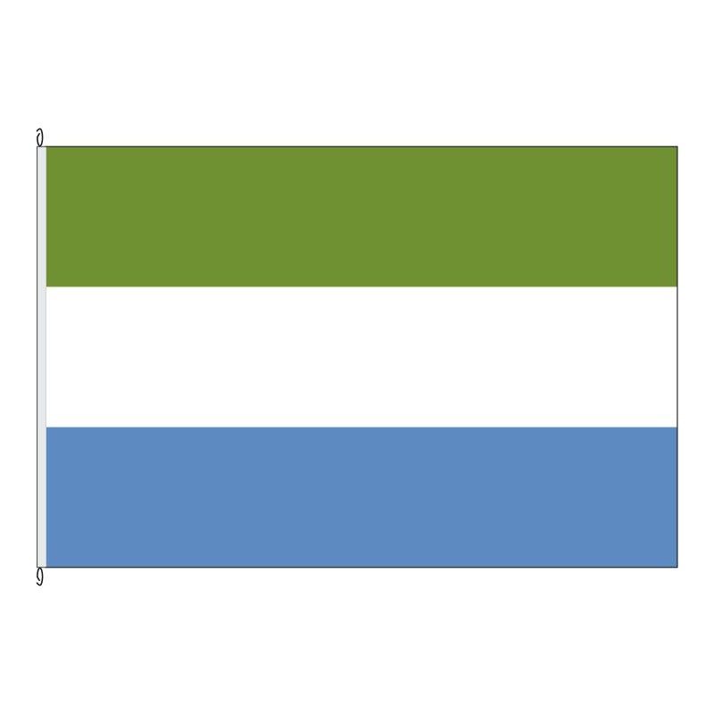 Fahne Flagge SLE-Sierra Leone