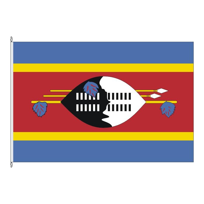 Fahne Flagge SWZ-Eswatini