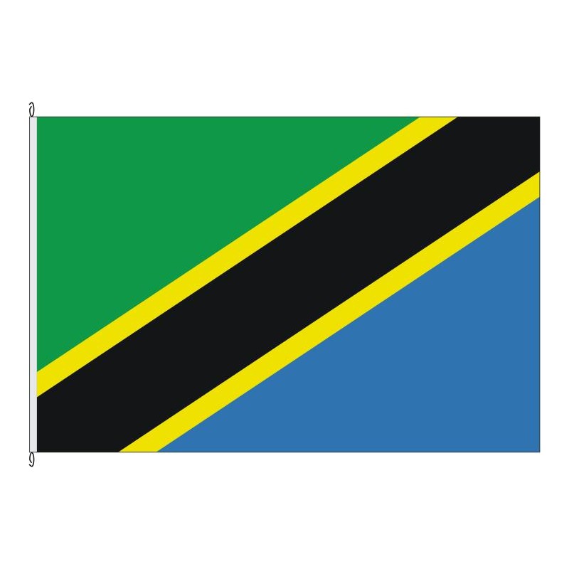 Fahne Flagge TZA-Tansania