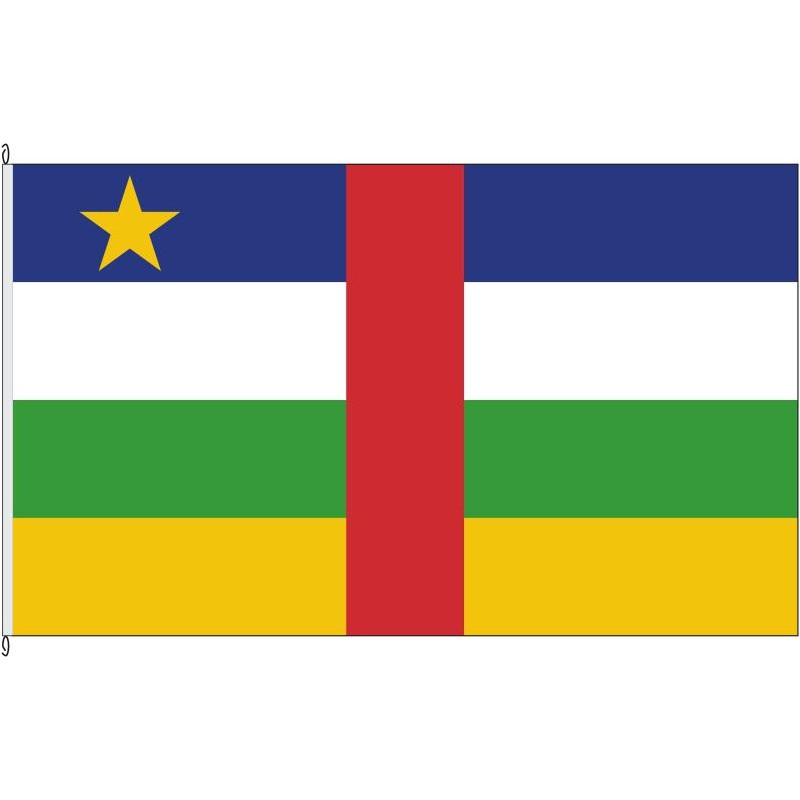 Fahne Flagge CAF-Zentralafrikanische Republik