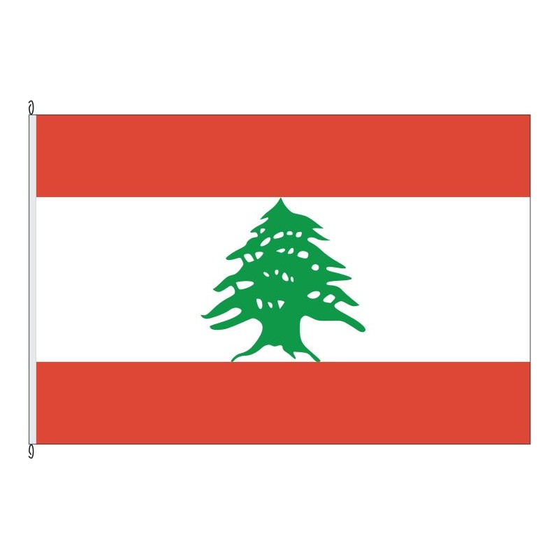 Fahne Flagge LBN-Libanon