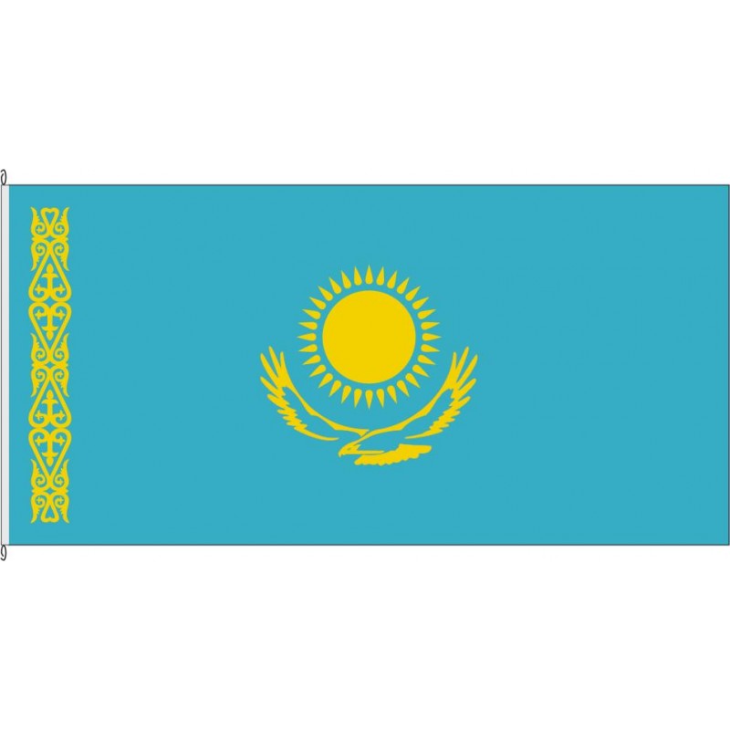 Fahne Kasachstan Flagge Astana Hissflagge 90 x 150 cm