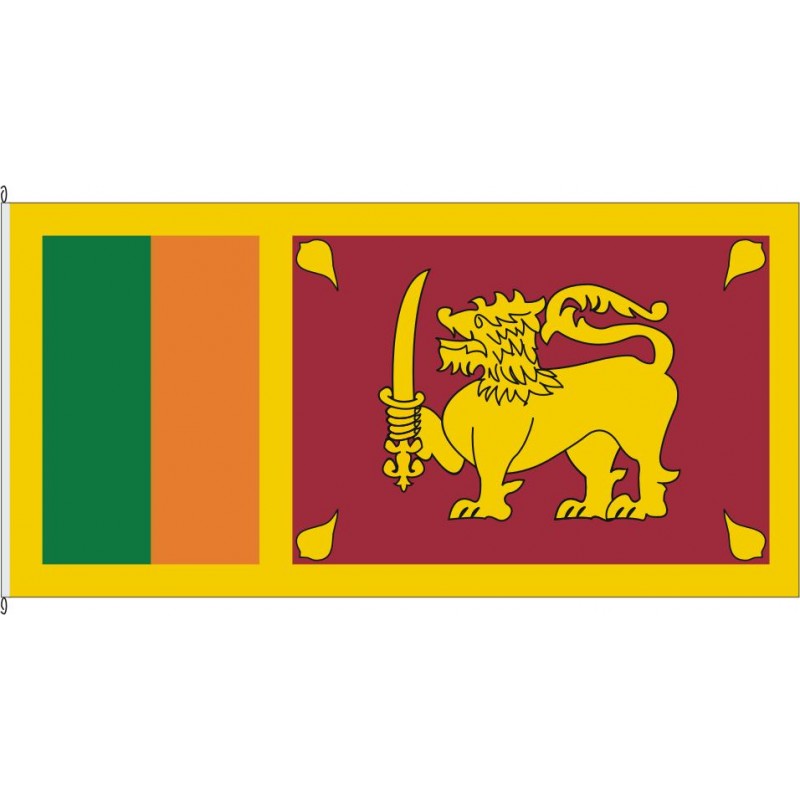 Sri Lanka Fahne Landkarte - Nehru Memorial