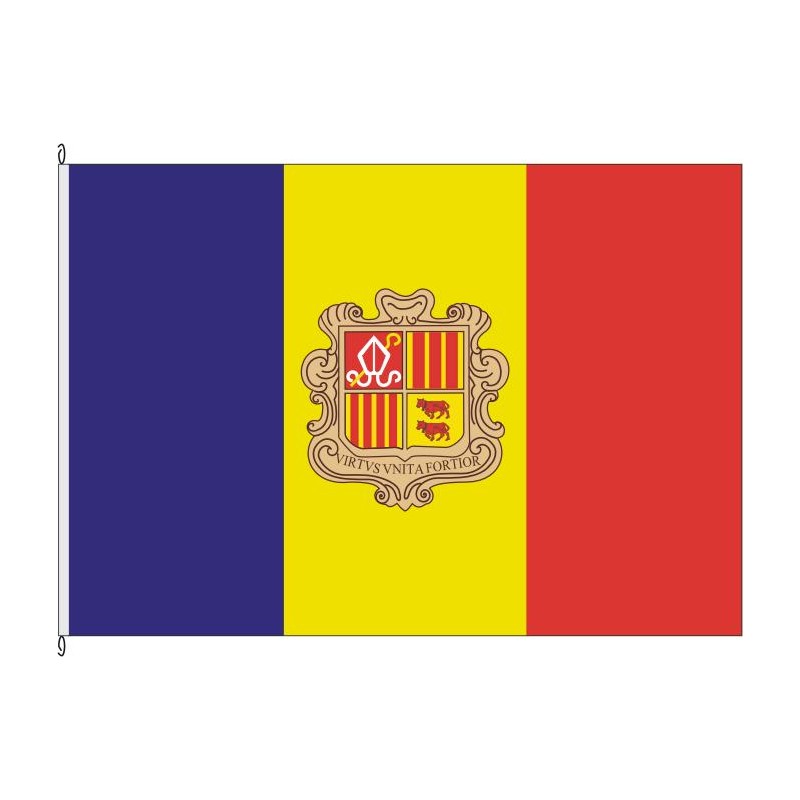 Fahne Flagge AND-Andorra