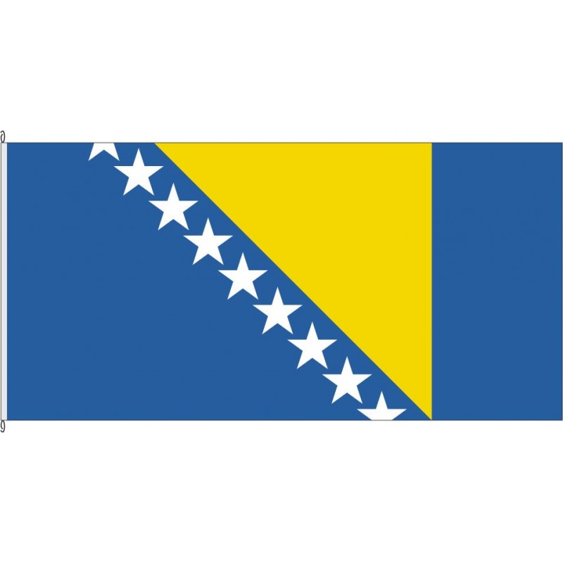 Fahne Flagge BIH-Bosnien und Herzegovina