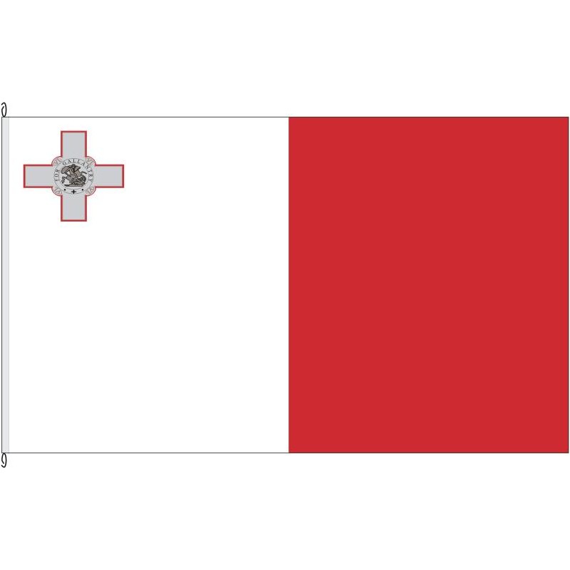 Fahne Flagge Malta 30 x 45 cm 