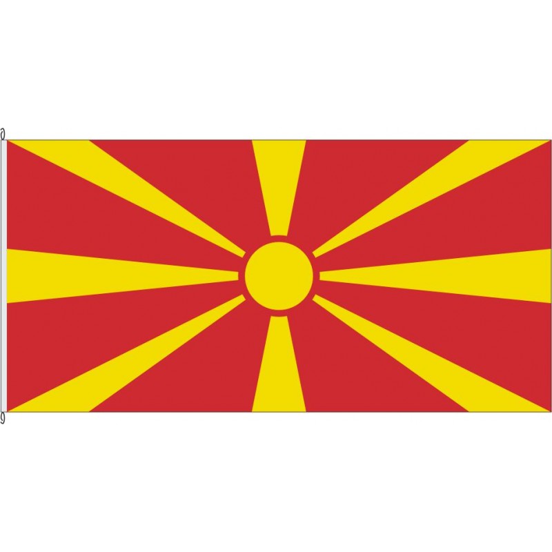 Fahne Flagge MKD-Nordmazedonien