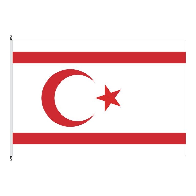 Fahne Flagge NCY-Nordzypern