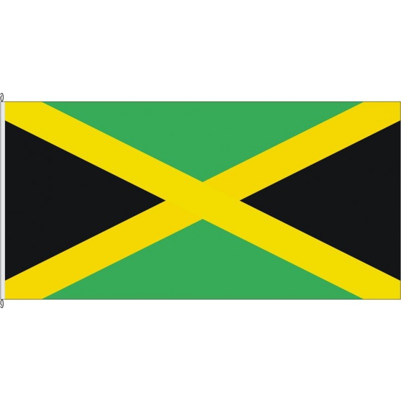 Flagge Fahne Jamaika Hissflagge 60 x 90 cm 