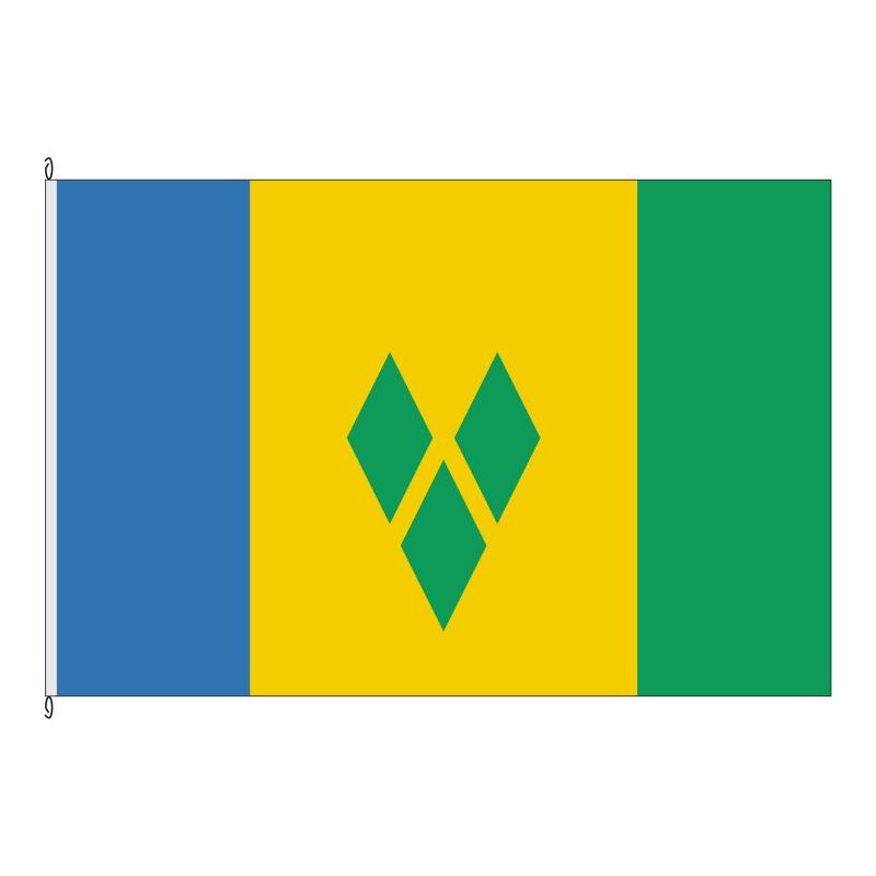 Fahne Flagge VCT-St. Vincent und the Grenadines