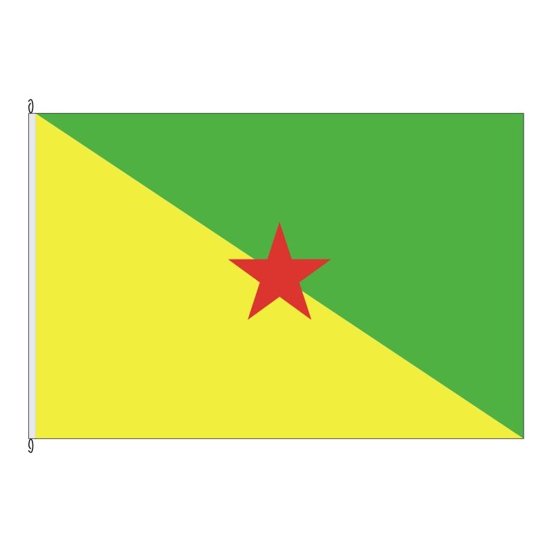Fahne Flagge GUF-Französisch Guiana