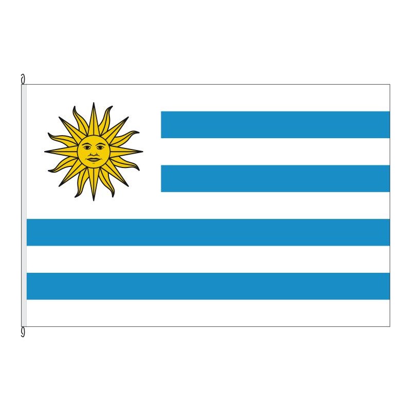Fahne Flagge URY-Uruguay