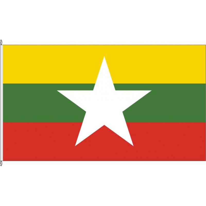 Fahne Flagge MMR-Myanmar