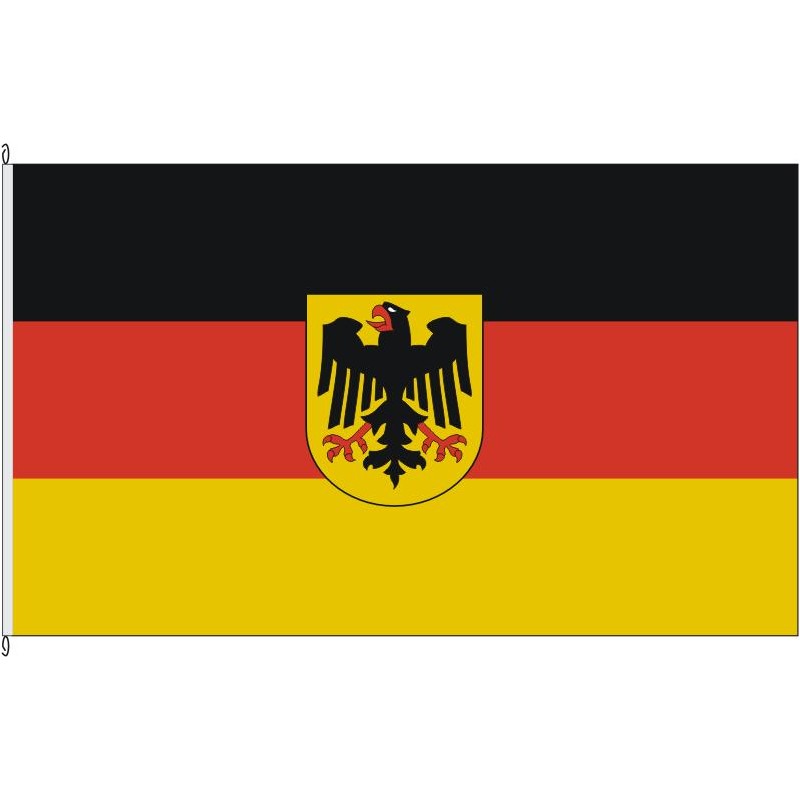 Fahne Flagge DEU-Deutschland (Bundesdienstflagge)