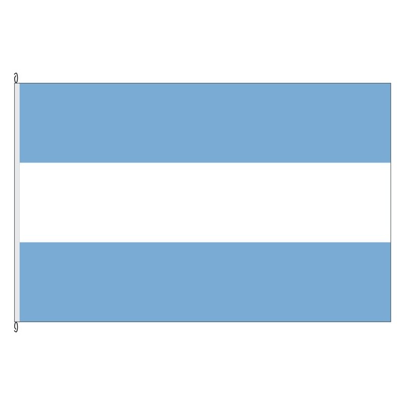 Fahne Flagge ARG-Argentinen (ohne Sonne)