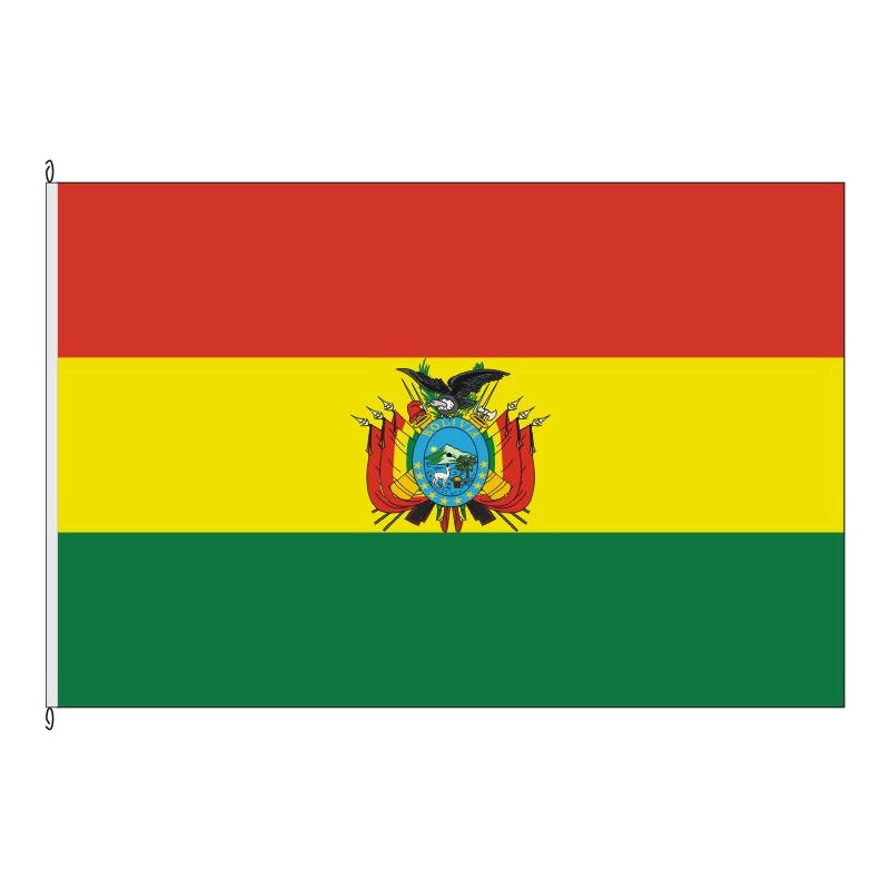 Fahne Flagge BOL-Bolivien (Staatsflagge)