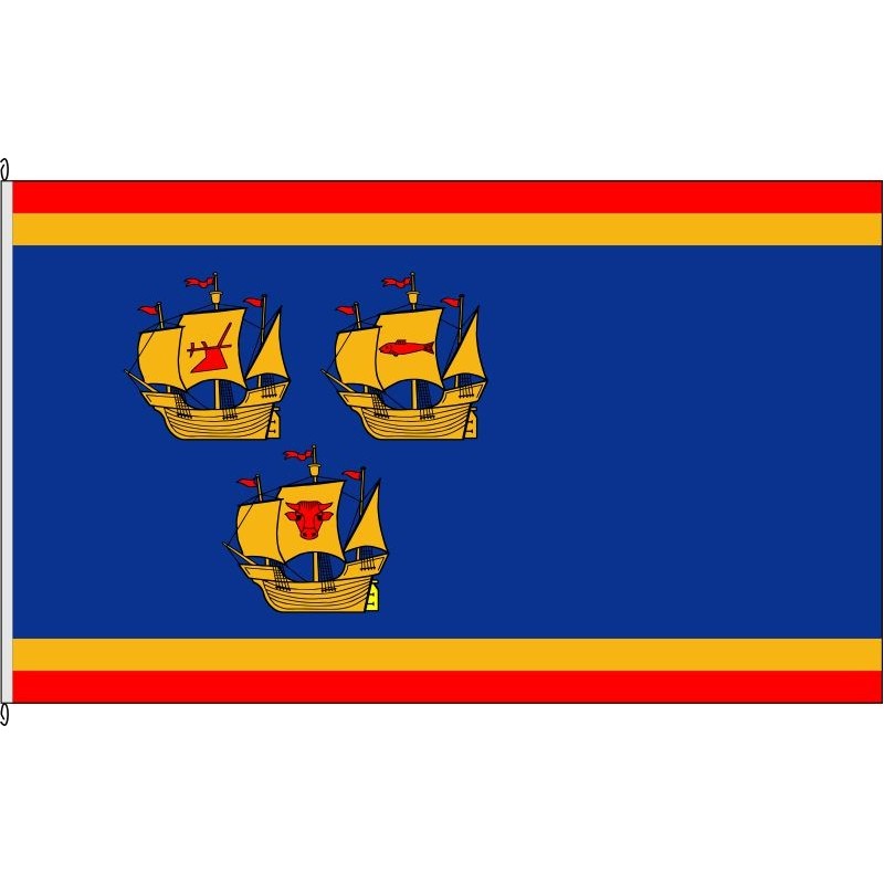 Flagge Fahne Nordfriesland Schrift Hissflagge 90 x 150 cm 