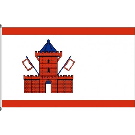 Stockflagge Fahne Flagge Bad Segeberg 30 x 45 cm 