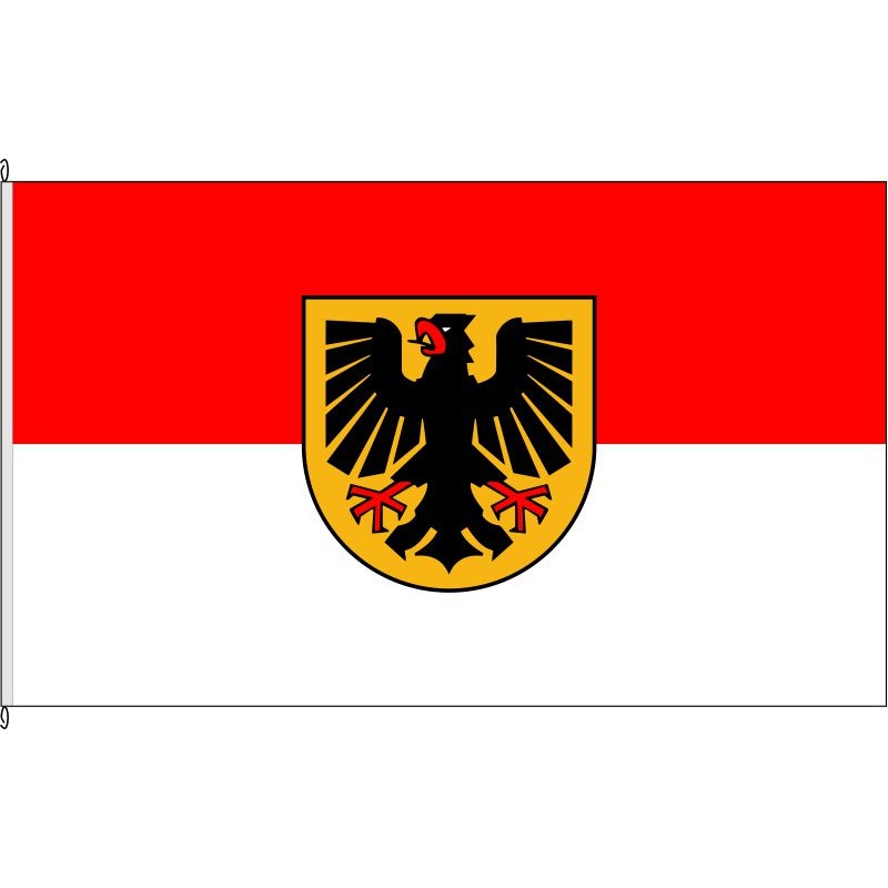 Fahne Flagge Dortmund Stadt 90x150 cm Hissfahne Dortmunder Stadtfahne Wappen 