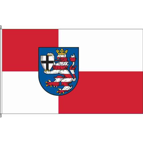 Fahne Flagge MR-Landkreis Marburg-Biedenkopf