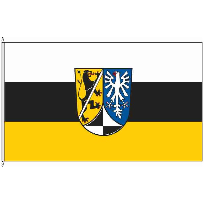 Fahne Flagge Landkreis Eichsfeld im Hochformat verschiedene Größen