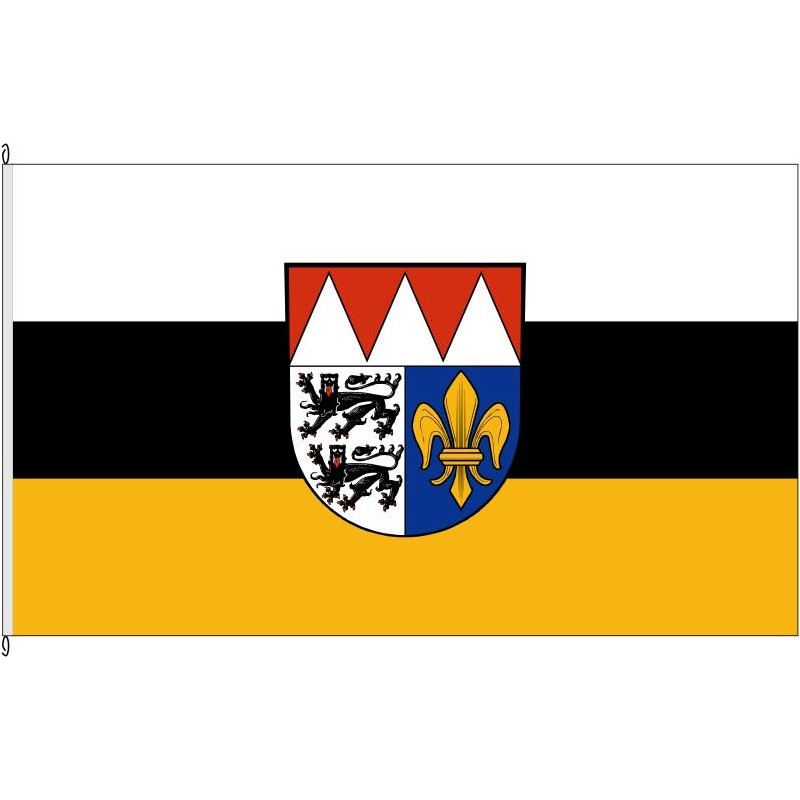 Fahnen Flagge Landkreis Würzburg Digitaldruck 90 x 150 cm 