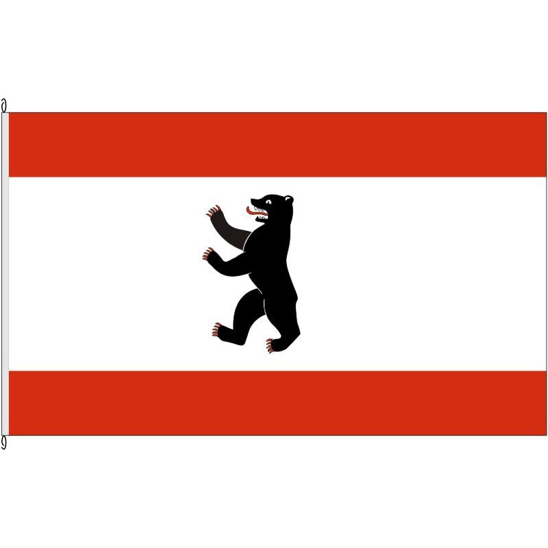 Flagge Fahne Berlin Lichtenberg Hissflagge 90 x 150 cm 