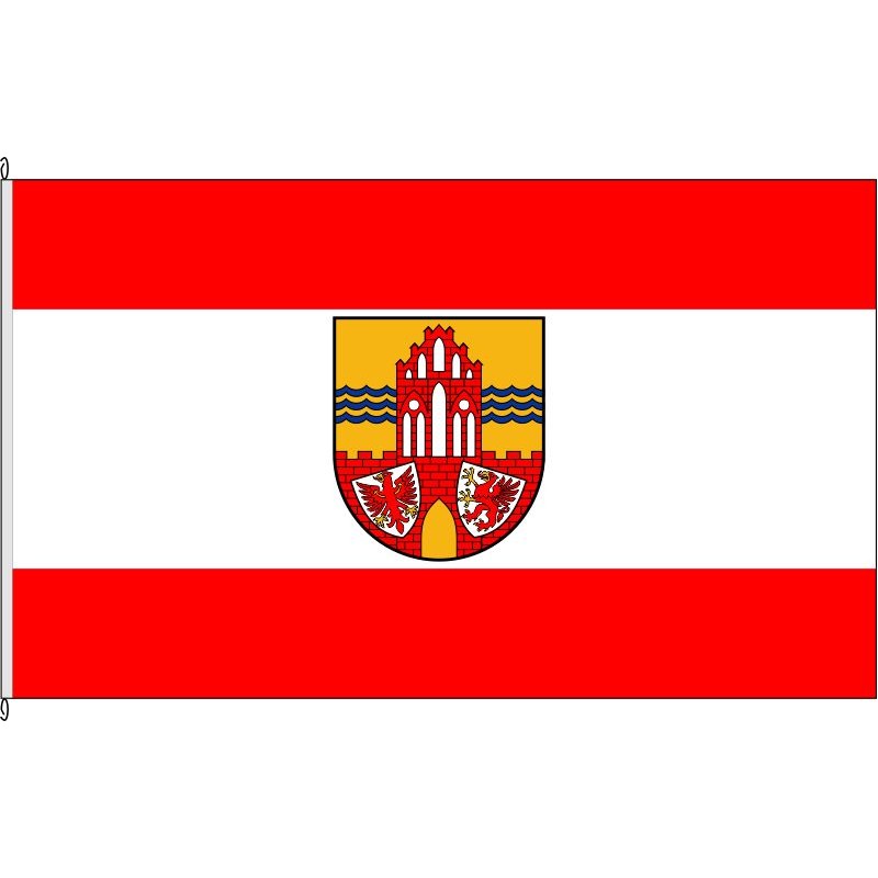 Fahne Flagge Landkreis Uckermark 20 x 30 cm Bootsflagge Premiumqualität
