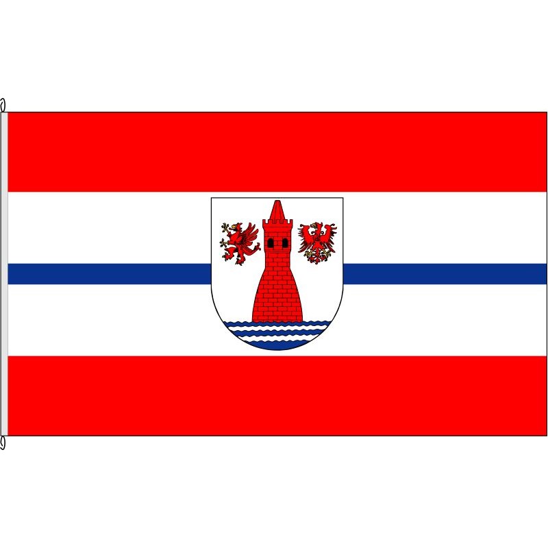 Fahne Flagge UER-Landkreis Uecker-Randow historisch