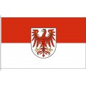 Landesflagge Brandenburg.