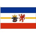 Landesdienstflagge Mecklenburg-Vorpommern.